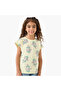Pack of 2 Round Neck Short Sleeves T-shirt with Floral Print - 3