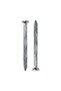 2" 50Pcs Flat Head Concrete Nails Hardened Fluted Tiling High Strength Concrete Steel Nails - 3