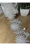 White Beaded Floral Motif Appliqué Lace Ribbon (1 Meter) - 2