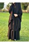ملاءة سرير من قطعتين مع غطاء إبريزة أسود - 2