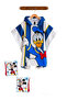 Boy's Beach Towel Poncho + Swimming Arm Sleeves Beach Pool Set 3-6 Years - 3
