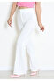 Zra Crepe Striped Trousers, Length 108cm - 4