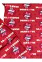 Girls' 100% Cotton Red Cat Heart Ribbon Pattern Short Sleeve Summer Pajama Set - 4