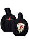 The Rolling Stones Printed Cotton Long Sleeve Hooded Sweatshirt with 3 Yarns