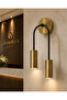 Nil 2-Piece Decorative Coated Modern Metal Wall Sconce for Indoor Use (Daylight Led Bulbs Included...)