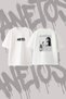 Ariana Grande Positions_12 Design Back Printed Cotton White Oversize T-Shirt