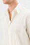 Ecru Cotton Relax Fit Men's Shirt - 3