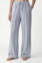 Blue Striped Wide Leg Trousers - 2