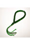 Muski Afghani Rosary 33 Beads 12.5x11mm Emerald Green Prayer Beads Tasbih Green Cord Tassel - 4
