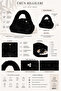 Teddy Plush Women's Shoulder Bag White, Black – Stylish Handbag with Soft Texture - 5