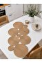 Jute Runner 40X90 cm Handmade Bohemian Tablecloth Natural Jute - 5