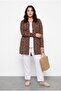 Plus Size Thin Fabric Patterned Shirt - 5