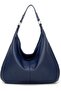 Ashioup Hobo Bags for Women, Soft PU Leather, Loose Shoulder Bag, Zipper Purse