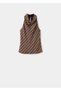 Kareli drape bluz - 3