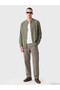 Xside Khaki Loose Fit Gabardine Men's Shirt - 2