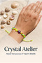 Neon Green Rope Heart Evil Eye Beaded Macrame Bracelet Handmade Adjustable Colorful Beaded Summer Bohemian Y2K Women's - 5