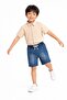 Boys' Short Sleeve Shirt and Denim Shorts Set