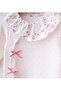 Baby Ruffle Collar Floral Booties Quilted Side Snap Jumpsuit - 3