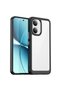 Xiaomi Poco X8 Pro Max Case Camera Protected Shock Absorbing Transparent Back Cover Black
