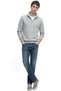 Premium Men's Zip-Collar Long Sleeve Sweatshirt Espa - 4