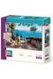 Double Set Against the Coast Street and Harbor - 1000 + 500 Piece Double Puzzle Set - 5