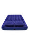 XL Air Mattress Set, Hand Pump, 2 Pillows, 203x152x22cm, 200kg, Navy - 3