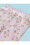 Infant Girls Lilac Floral Rib Leggings - 2