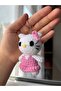 Örgü hello kitty anahtarlık - 3