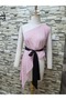 Mira Multi-Function Chiffon Shawl Bolero Powder Pink - 3