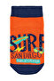 Timeless Clothing & Timeless Choices Boys' 3-Piece Bootie Socks 2-12 Years Orange - 6