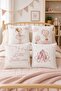 Small Ballerina Patterned 4-Piece Kids and Baby Pillowcase Set - 2