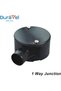 PVC Electrical Conduit Pipe & Fittings for Indoor and Outdoor Wiring (Junction 1 Way, 38mm) - 3