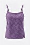 Embroidered Muslin Blouse with Rope Straps - 2