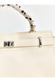 Lcw Accessories Women's Leather Look Shoulder Bag with Scarf Detail - 3