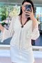 Tasseled Short Knitwear Cardigan 6Y246 - 5