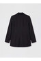 Vizyon New Season Black Crepe Women's Blazer Jacket - 8
