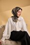 Twill Silk Scarf Chain Khaki - 2