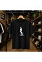 Stpriz Printed 100% Cotton Oversize Loose Regular Fit Crew Neck T-Shirt