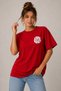 Women's Oversize Stay Kind Printed T-Shirt 100% Cotton Comfortable Fit Streetwear Casual Crew Neck Short Sleeve T-Shirt - 2
