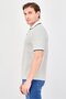 Men Regular Fit Textured Short Sleeve Polo Shirt, Multicolor - 2
