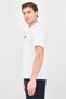 Men Sportswear Fit Short Sleeve Outdoor T-Shirt, White - 4