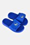 Kids Boy Golden State Warriors Primary Slip On Slides, Blue - 2