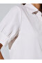 Solid Short Sleeve Shirt Top And A-Line Midi Skirts Set - 3