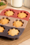 30010-2 Silicone 6-Cup Muffin Mold Daisy Cake Mold 17*26cm - 3