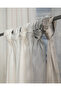 Crysta Anthracite Custom Size Tulle Curtain 100X260 1X3 Pleat - 2