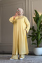 6548 - Stylish, Comfortable, Soft, Special Wanda Viscose Fabric, Women's Set with Slit Detail Long Tunic - 2