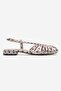Liss Beige Brown Polka Dot Women's Sandals - 4