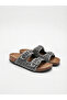 Special Design Double Buckle Stoned Comfortable Women's Sandals Slippers