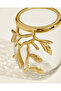 Gold Leaf Hammered Glass Tumbler 13.25X8.75X8.75Cm - 5