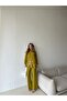 Women's Shirt with Beaded Embroidery on Front and Sleeves, Oversize Pants, Sizeable Suit - 8